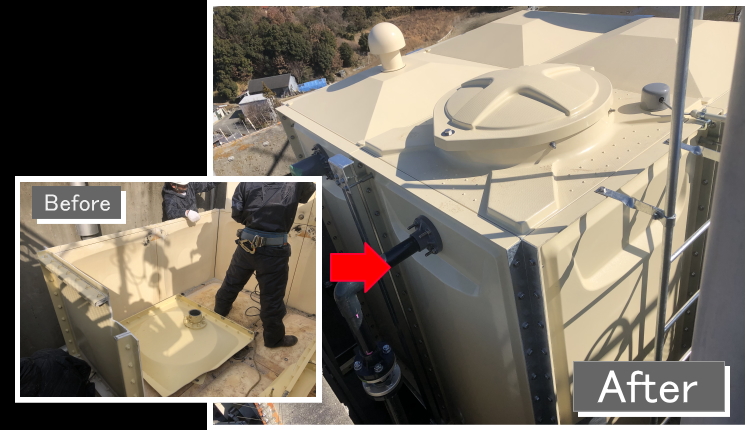 高架水槽交換事例